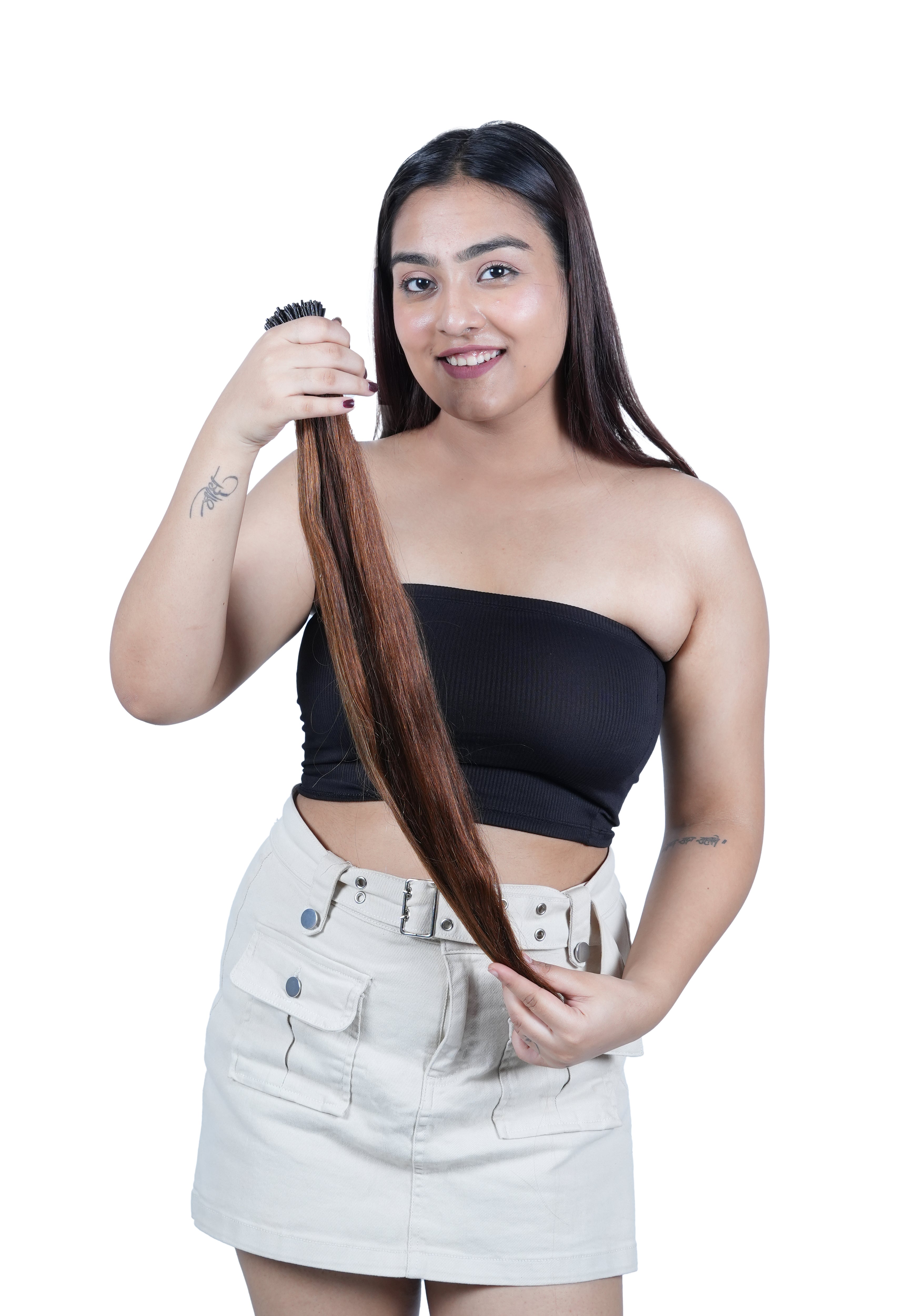 Nano-Tip Permanent Hair Extensions
