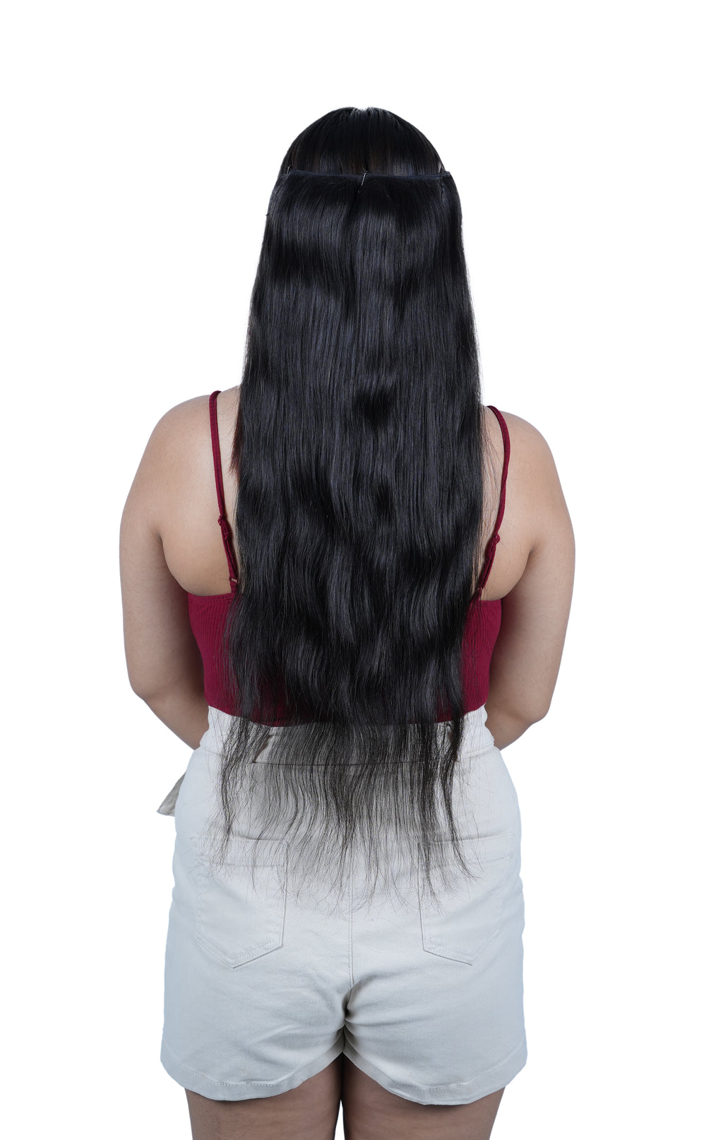 Full coverage hair extensions for women butterfly volumizer style