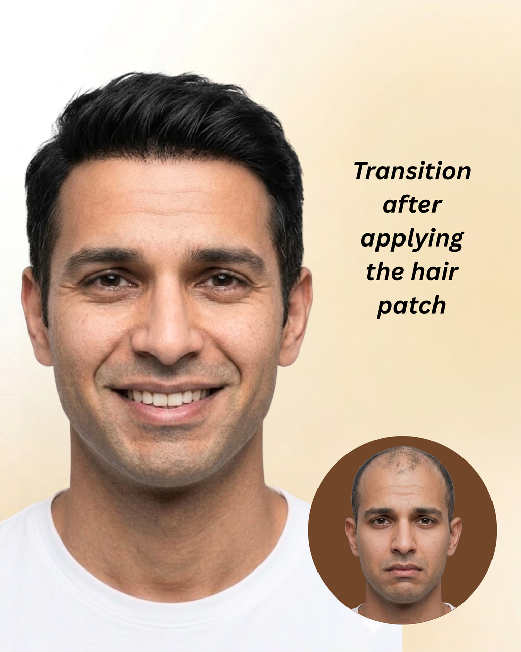 Hair Excellence Mirage men hair patch natural black hair system