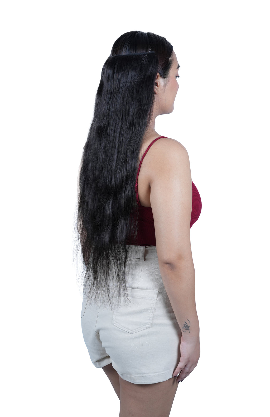 Volumizing clip-in hair extensions butterfly design for natural look
