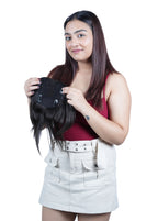 scalp topper clip-in for women realistic hair extension